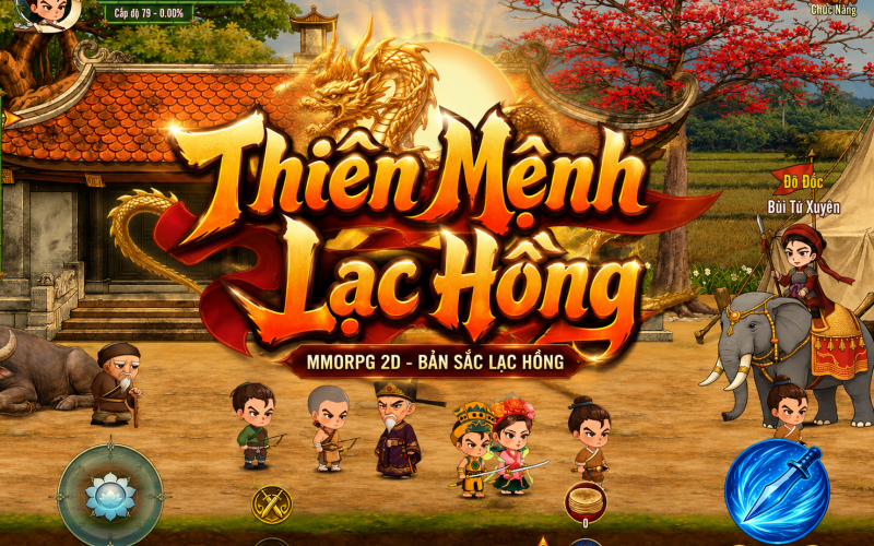 DỰ KIẾN RA MẮT GAME THIÊN MỆNH LẠC HỒNG